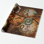 Steampunk Cadeaupapier (Uitgerold)