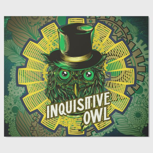 Steampunk Cadeaupapier (Vlak)