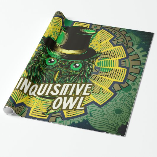 Steampunk Cadeaupapier (Uitgerold)