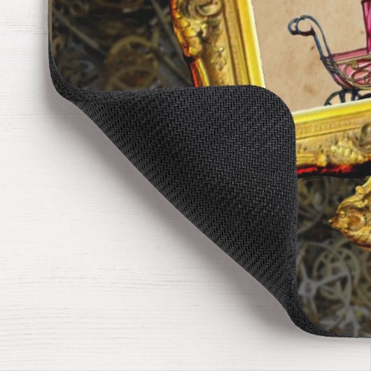 Steampunk-cadeautjes en -accessoires - dame, pram, muismat (Hoek)