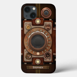  Steampunk-camera #1C iPhone 13 Hoesje