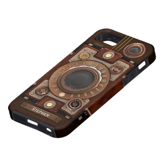 Steampunk-camera #1C Case-Mate iPhone Case (Onderkant)