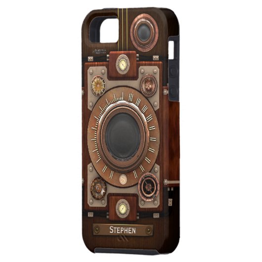  Steampunk-camera #1C Case-Mate iPhone Case (Achterkant Links)
