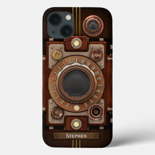  Steampunk-camera #1C iPhone 13 Hoesje