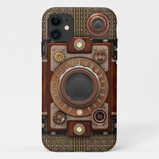 Steampunk-camera #1D (De Luxe!) Case-Mate iPhone Case (Achterkant)