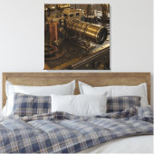 Steampunk Camera Canvas Art Afdruk (Insitu (Slaapkamer))