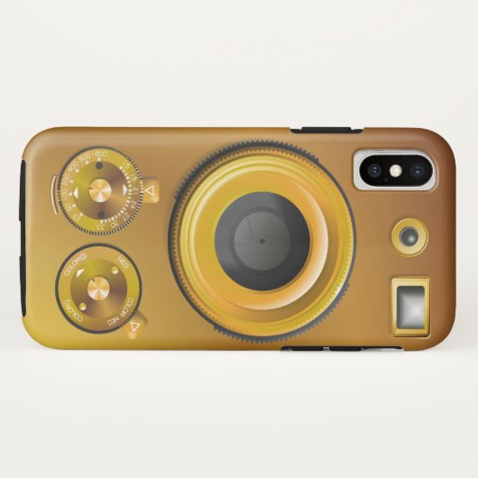 Steampunk Camera Case-Mate iPhone Case (Achterkant (horizontaal))