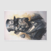 Steampunk Cane Corso 6 Decoupage papier (Voorkant)