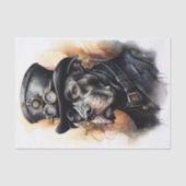 Steampunk Cane Corso 7 Decoupage papier (Voorkant)