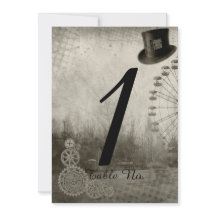 Steampunk Carnaval Hoed Trouwtafel Nummer