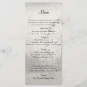 Steampunk Carnaval Top Hat Wedding Menu (Voorkant)