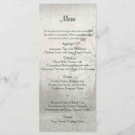 Steampunk Carnaval Top Hat Wedding Menu