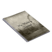 Steampunk Carnival Top Hat Wedding Journal Notitieboek (Rechterzijde)