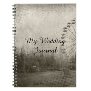 Steampunk Carnival Top Hat Wedding Journal Notitieboek