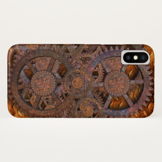 Steampunk Case-Mate iPhone Case (Achterkant (horizontaal))