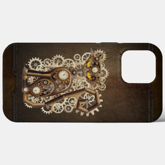 Steampunk Cat Case-Mate iPhone Case (Achterkant (horizontaal))