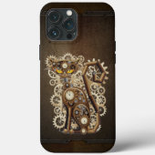 Steampunk Cat Case-Mate iPhone Case (Achterkant)
