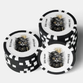  Steampunk Cat Gambles with Brass FUN  Poker Chips (Opstapeling)