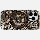 Steampunk Cat Goggles - iPhone X 14 PRO MAX Hoesje (Achterkant (horizontaal))