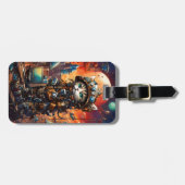 Steampunk Cat I Bagagelabel (Voorkant horizontaal)