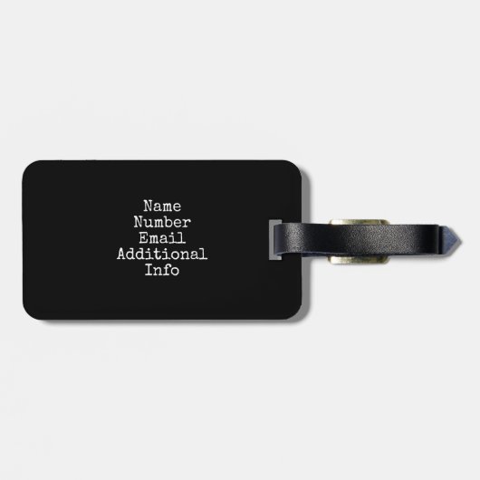 Steampunk Cat I Bagagelabel (Achterkant horizontaal)