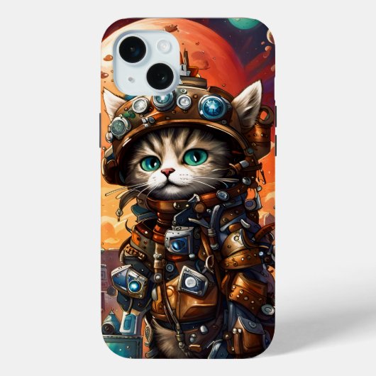 Steampunk Cat I Case-Mate iPhone Case (Achterkant)