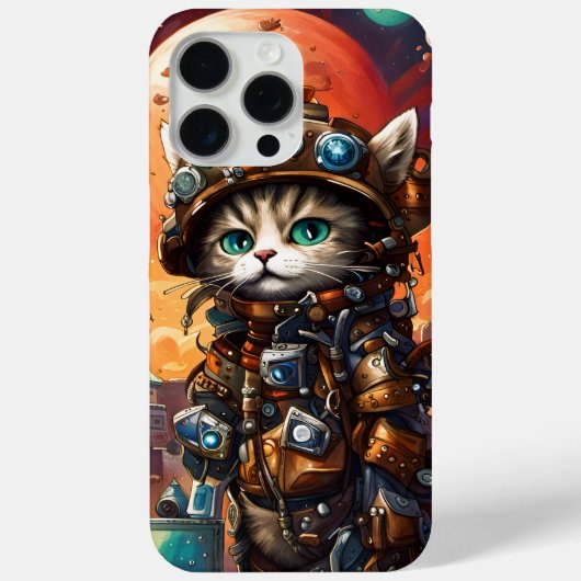 Steampunk Cat I Case-Mate iPhone Case (Achterkant)