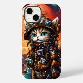 Steampunk Cat I Case-Mate iPhone 14 Hoesje