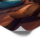 Steampunk Cat I Poster (Hoek)