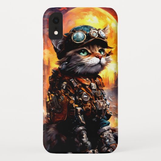 Steampunk Cat II Case-Mate iPhone Case (Achterkant)