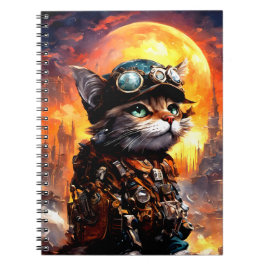 Steampunk Cat II Notitieboek