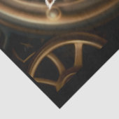 Steampunk Cat in formeel uniform G4L Decoupage Tissuepapier (Detail)