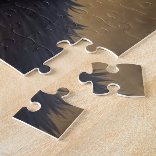 Steampunk Cat Jigzaag Puzzle, Retrofuturistische k Legpuzzel (Zijkant)