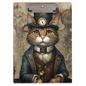 Steampunk Cat Klembord (Voorkant)