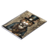 Steampunk Cat Notitieboek (Linkerzijde)