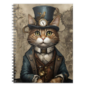 Steampunk Cat Notitieboek
