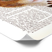 Steampunk Cat op woordenboekpagina Poster (Hoek)