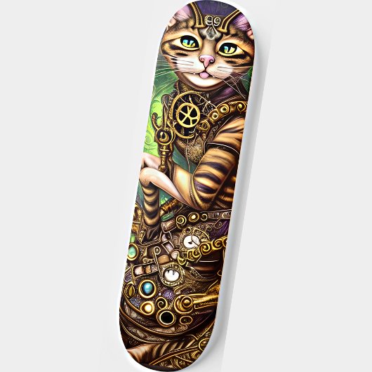 Steampunk Cat Persoonlijk Skateboard