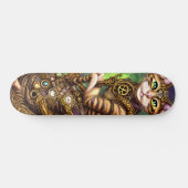 Steampunk Cat Persoonlijk Skateboard (Horizontaal)