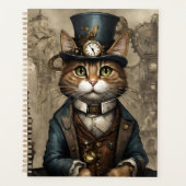 Steampunk Cat Planner (Voorkant)