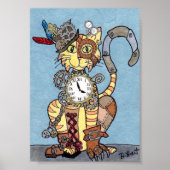 Steampunk Cat Poster (Voorkant)