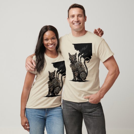 Steampunk Cat T-shirt (Unisex)