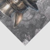 Steampunk Cat Tissuepapier (Detail)