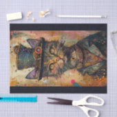 Steampunk Cat Tissuepapier (Craft)