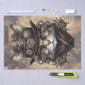 Steampunk Cat Tissuepapier (Craft)