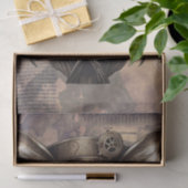 Steampunk Cat Tissuepapier (Geschenk)