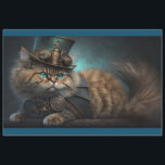 Steampunk Cat Tissuepapier<br><div class="desc">Dit is een AI-afbeelding dat ik heb gemaakt met Midtrip.</div>