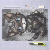 Steampunk Cat Tissuepapier (Craft)