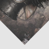 Steampunk Cat Tissuepapier (Detail)