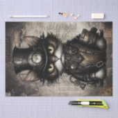 Steampunk Cat Tissuepapier (Craft)